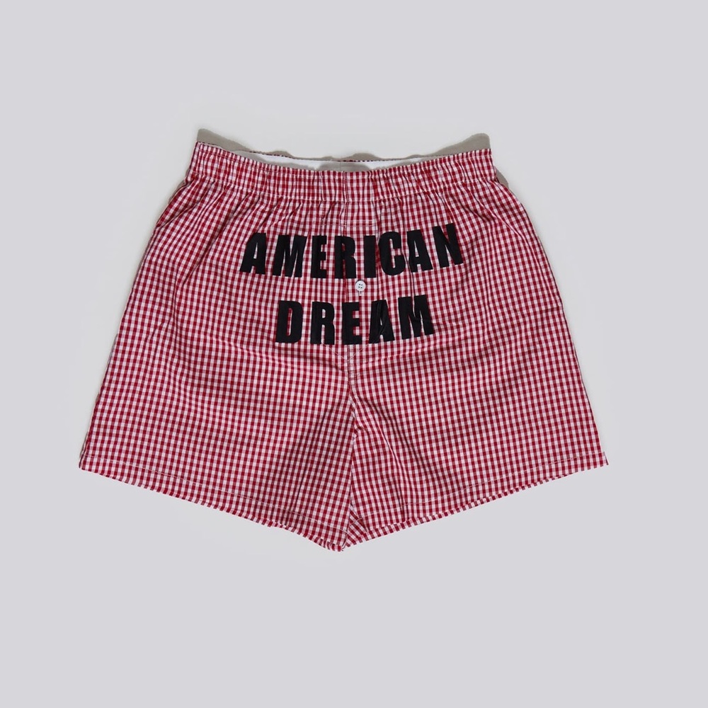 JADED LONDON Red Printed Gingham Shorts